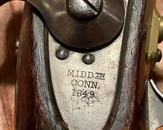 U.S. Martial Henry Aston Model 1842 Percussion Pistol