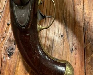 U.S. Martial Henry Aston Model 1842 Percussion Pistol