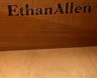 ETHAN ALLEN 4 Drawer  Cherry Block Front Bachelor Chest