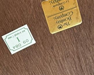 BOMBAY Mahogany Writing Desk