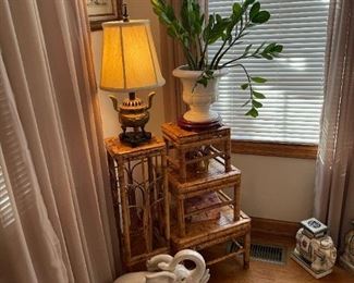 Bamboo Stands / Nesting Tables