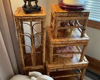 Bamboo Stands / Nesting Tables