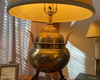 Brass Chinese Style Table Lamp