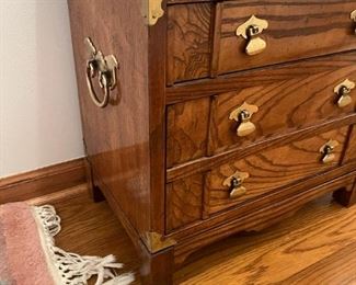 LANE Small Chinese Pagoda Style Chest / Table