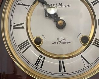 WALTHAM Queen Anne 31 Day Chime Pendulum Wall Clock