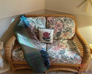 Wicker Love Seat
