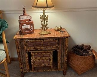 Rattan Style Nesting Stands