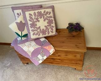 Cedar Chest with Copper Accents