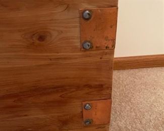 Cedar Chest with Copper Accents