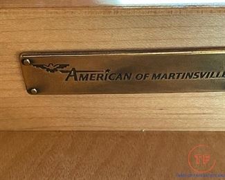 American of Martinsville Sofa / Console Table