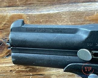 American Weapons Corporation Frontier Model Derringer .22 with Wood Case