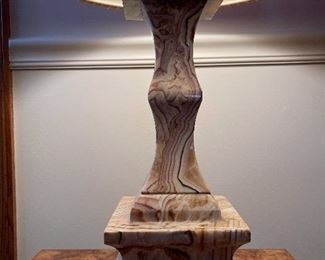 Heavy Stone Base Lamp