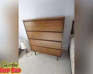 Basset 4Drawer MidCentury Chest, Very Solid