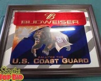New Never Been Hung Budweiser US Coast Guard