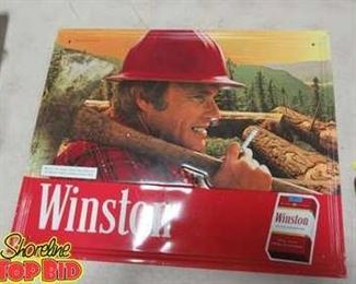 Vintage Winston Advertisement Sign