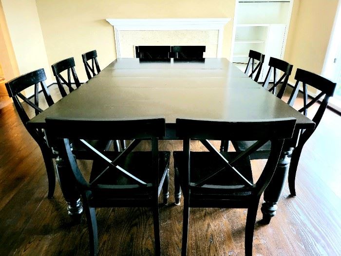 Crate & Barrel Dining Set for 10!  DELIVERY INCLUDED with Full Price purchase. $649 or bid#6