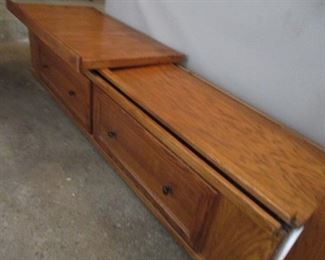 twin bed with drawers on bottom $150
