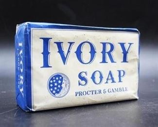 Antique Procter and Gamble Unopened Large Ivory Soap Bar