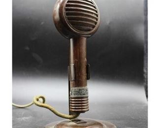 Antique Shure Brothers Bakelite Crystal Microphone
