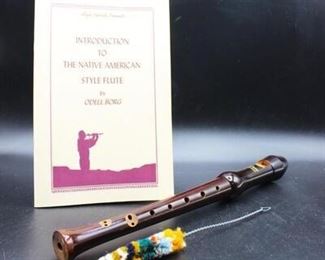 Made in Germany Embassy Recorder with Protective Case and Introduction to Native American Style Flute Book