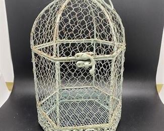 Outdoor Indoor Hangable Chicken Wire Rustic Birdcage Home Decor