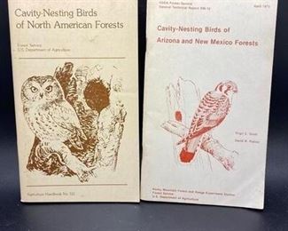 Vintage Birdwatching Booklets Cavity Nesting Birds of North American Forests Arizona New Mexico