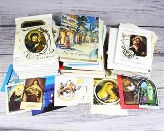 Vintage Lot of Unused Religious Holiday Christmas Cards Envelopes