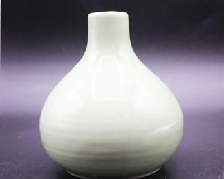 Vintage Made in Japan Cost Plus Inc. Small Green Ceramic Vase