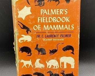 Vintage Palmers Fieldbook of Mammals Hardcover Animal Reference Book