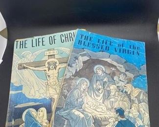 Vintage Retro Topix The Life of Christ The Life of the Blessed Virgin Religious Comics