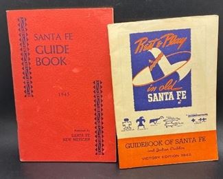 Vintage Santa Fe New Mexico Guide Books Booklets 1940s