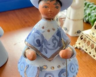 Mexican Glazed Pottery 9-Piece Nativity Scene. Photo 3 of 7.