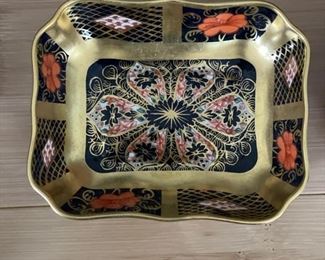 Royal Crown Derby Bone China Trinket Dish - 2 available. Each measures 4" W x 3" D. Photo 1 of 2.