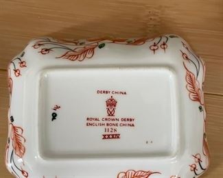 Royal Crown Derby Bone China Trinket Dish - 2 available. Each measures 4" W x 3" D. Photo 2 of 2.