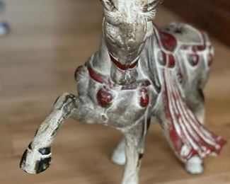 Japanese Cast Metal Horse. Measures 16"L x 12" H. Photo 2 of 4.