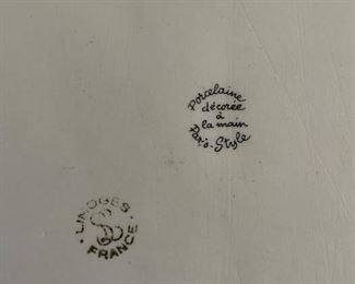 Limoges Square Tray. Measures 7" x 7". Photo 3 of 3.