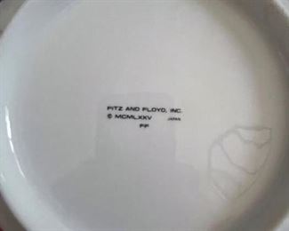 Fitz & Floyd Decorative Bowl with Asian Horse Motif. Measures 9" D. Photo 3 of 3.