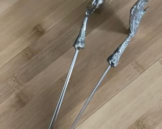 Ginko Leaf Ice Tongs. Photo 2 of 2.