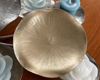 Lily Pad Multi-Tiered Wall Sculpture/Centerpiece. Measures 36" L x 18" D. Photo 3 of 4.