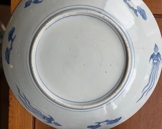 Antique Imari Plate. Measures 14" D. Photo 5 of 7.