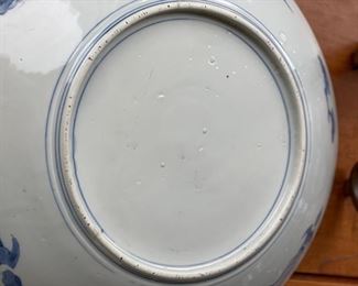 Antique Imari Plate. Measures 14" D. Photo 6 of 7.