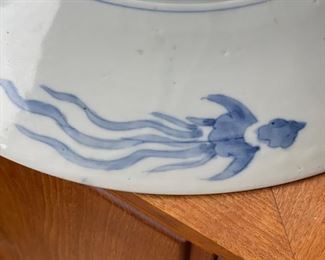 Antique Imari Plate. Measures 14" D. Photo 7 of 7.