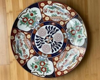 Imari Plate. Measures 18" D. Photo 1 of 3.