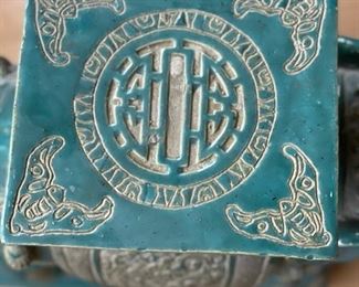 Vintage Ornate Chinese Elephant Garden Stools - 2 Available. Each measures 21" H x 9" W x 21" H. Photo 4 of 6.