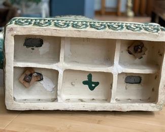 Vintage Ornate Chinese Elephant Garden Stools - 2 Available. Each measures 21" H x 9" W x 21" H. Photo 6 of 6.
