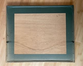 Chinese Lithograph Signed and Numbered by Artist. Overall Measurement: 21" x 17." Measurement of art without frame: 16" x 12". Photo 5 of 5.