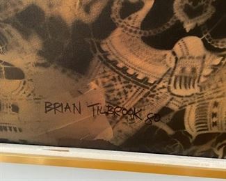 Original Brian Tilbrook Panel. Measures 73"H x 31" W. Photo 2 of 4.