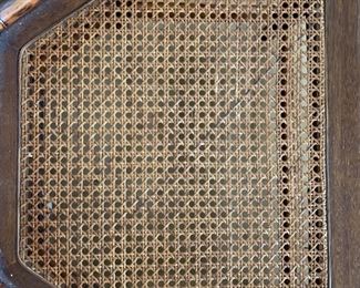 Vintage Brighton-Style Bamboo Chair with Cane Seat. Measures 22" W x 34.5" H; Seat Height: 18". Photo 5 of 5.