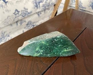 Malachite rock.