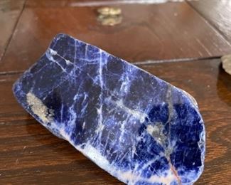 Lapis lazuli stone.